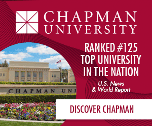 Chapman University image with tagline 