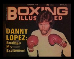 Boxing Illustrated cover image with Danny "Little Red" Lopez