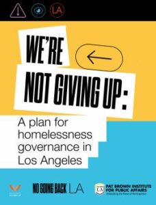 The cover of the We're Not Giving Up report