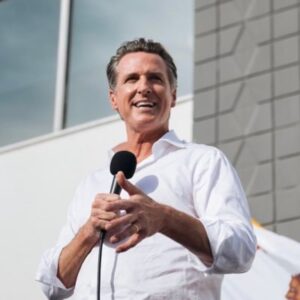 A photo of Gavin Newsom