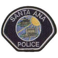 A Santa Ana Police Department patch